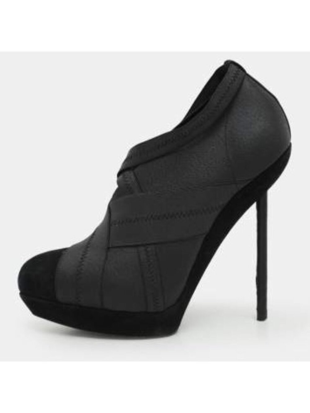 V-47. Yves Saint Laurent Divine Elastic Bandage Platform Booties